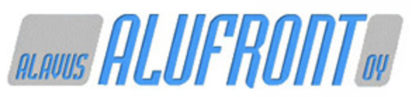 pulverpaint.fi -asiakkaan Alavus Alufront Oy:n logo