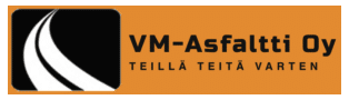pulverpaint.fi -asiakkaan VM-Asfaltti Oy:n logo